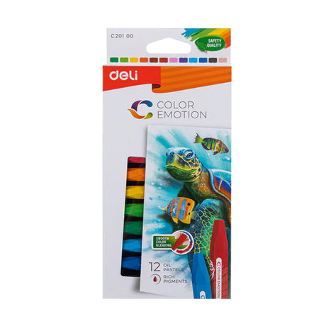 Deli Color Emotion Oil Pastels - SCOOBOO - C20100 - Oil Pastels