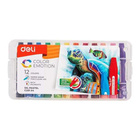 Deli Color Emotion Oil Pastels - SCOOBOO - C20104 - Oil Pastels