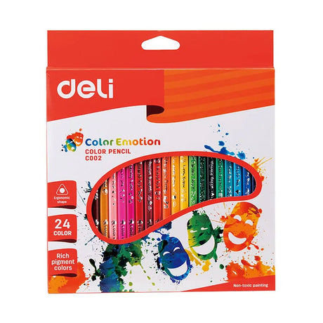 Deli Coloured Pencils - SCOOBOO - C00220 - Coloured Pencils