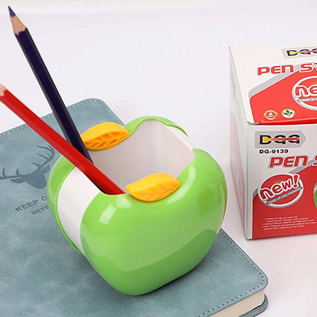 Deli Creative Apple Shape Plastic Pen Holder - SCOOBOO - w9139 - Pen Holder
