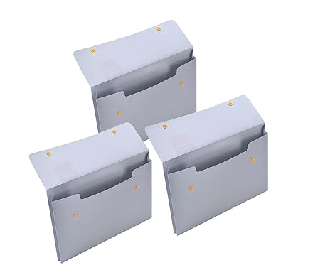 Deli Elastic Document Case Pack of 3 - SCOOBOO - 5576 - Folders & Fillings