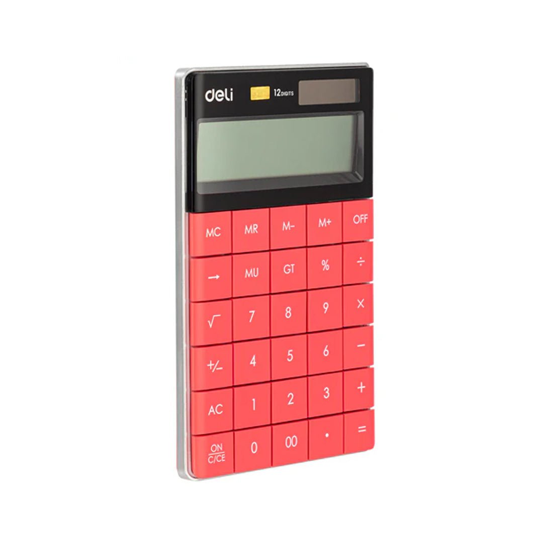 Deli Modern Compact Calculator 12 Digit - SCOOBOO - REF1589 - Calculator