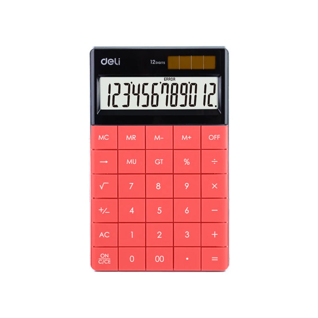 Deli Modern Compact Calculator 12 Digit - SCOOBOO - REF1589 - Calculator