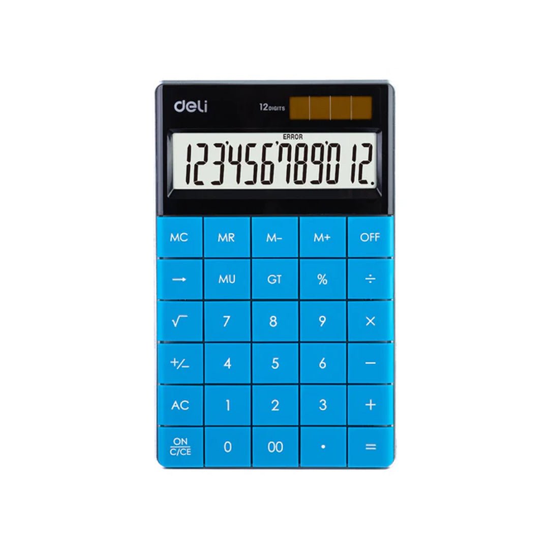 Deli Modern Compact Calculator 12 Digit - SCOOBOO - 1589 - Calculator