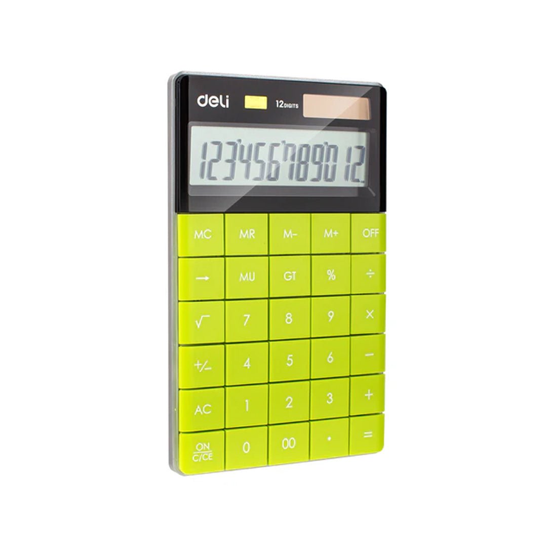 Deli Modern Compact Calculator 12 Digit - SCOOBOO - REF1589 - Calculator