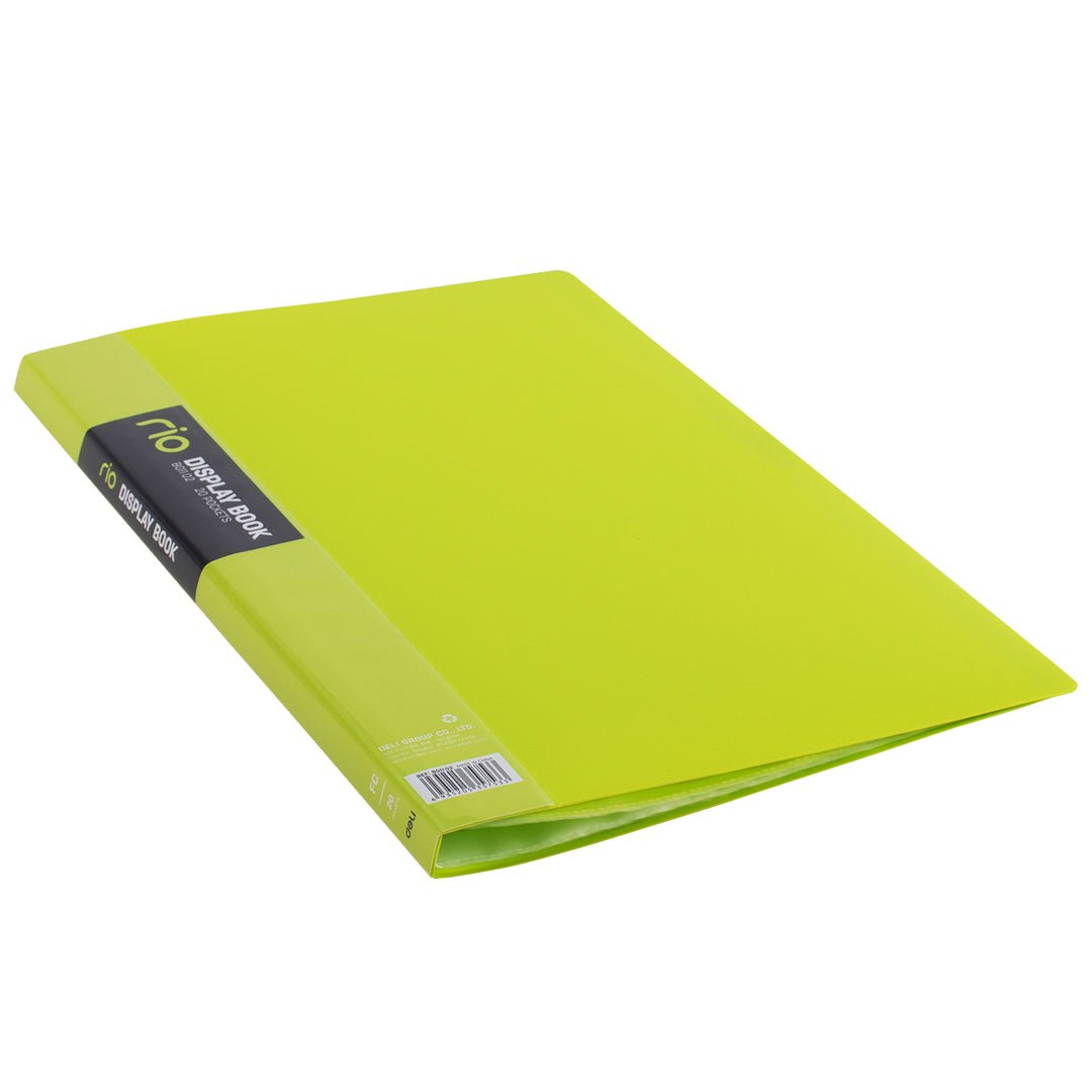 Deli Rio FC 40 Pockets Display Book - SCOOBOO - B01302 - Folders & Fillings