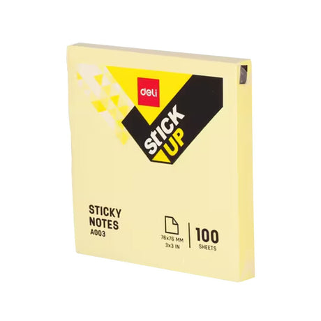 Deli Sticky Notes 3X3 Inch Pack of 100 - SCOOBOO - A00353 - Sticky Notes