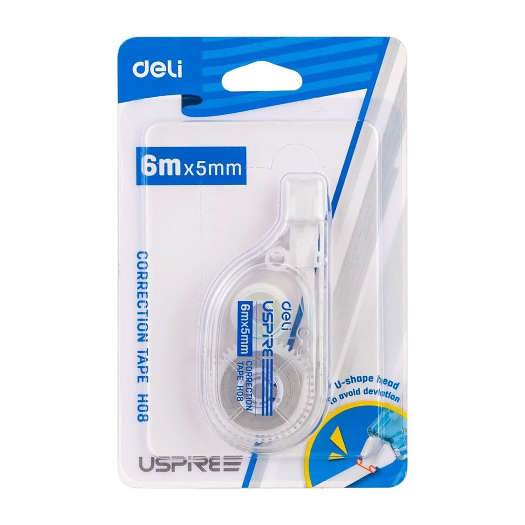 Deli Uspire Correction Tape - SCOOBOO - H08 - Eraser & Correction