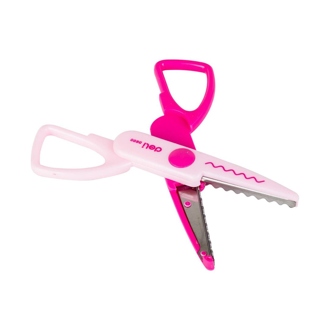 Deli W60001 Zig Zag School Scissor - SCOOBOO - D6001 - Pink - Scissor