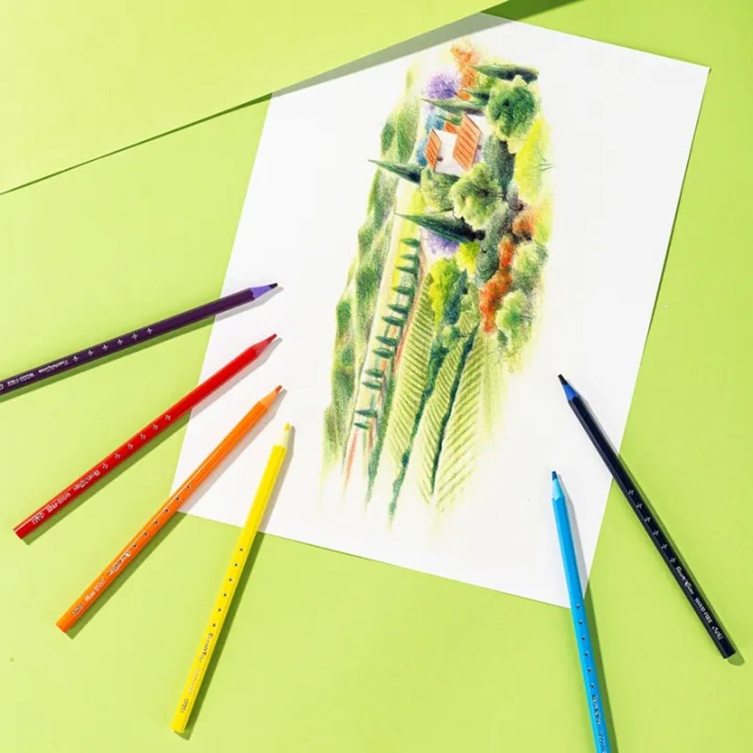 Deli Wood - Free Colored Pencil - SCOOBOO - C112 - 12 - Coloured Pencils