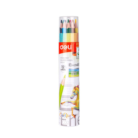 Deli Wood - Free Colored Pencil - SCOOBOO - C112 - 12 - Coloured Pencils