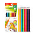 Deli Wood - Free Colored Pencil - SCOOBOO - C113 - 12 - Coloured Pencils