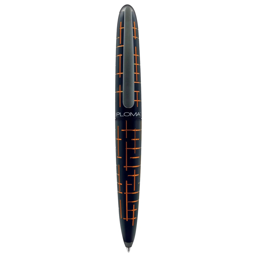 Diplomat Elox Matrix Ballpoint Pen - SCOOBOO - DP_ELX_MTRX_ORNG_BP_D40364040 - Ball Pen