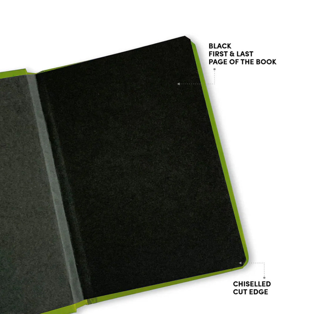 Mooch Handcrafted Khaki A5 Plain Notebook