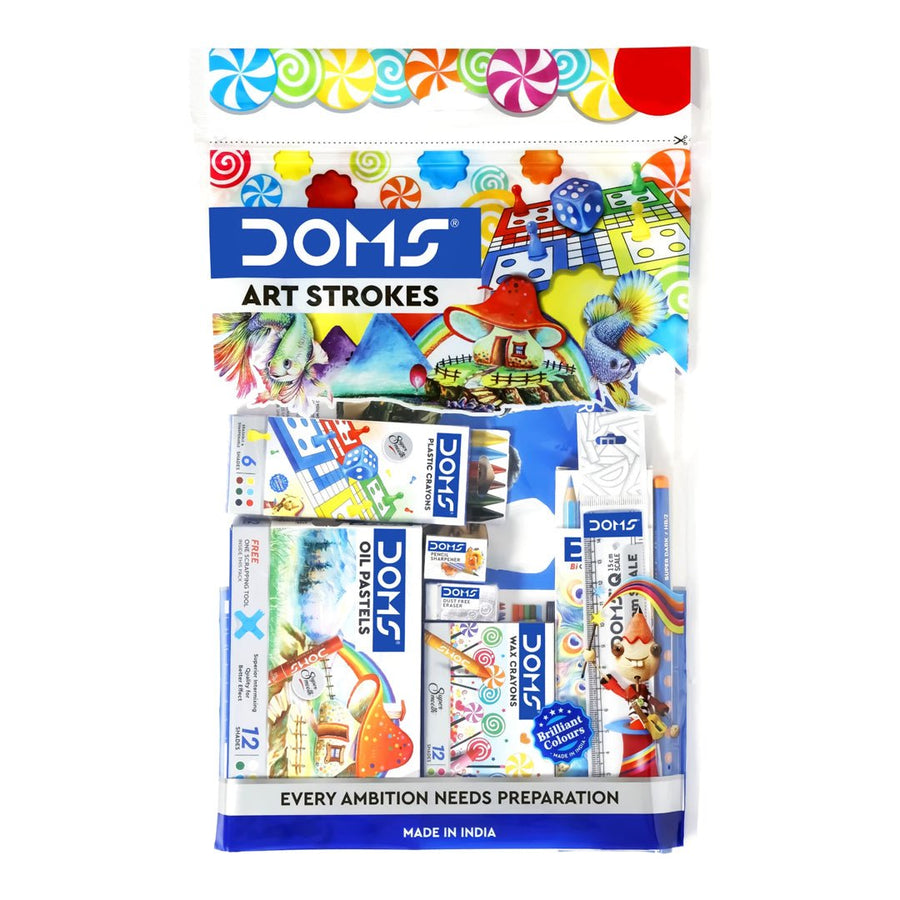 Doms Art Strokes - SCOOBOO - 7514 - DIY Box & Kids Art Kit