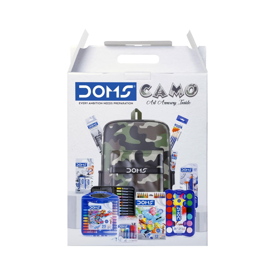 Doms Camo Stationery Kit - SCOOBOO - 8444 - DIY Box & Kids Art Kit