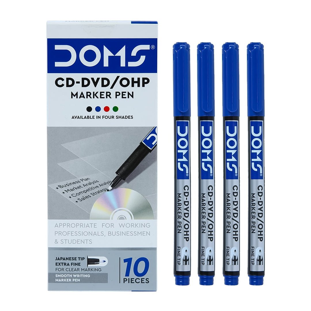 DOMS CD-DVD/OHP Marker Pen - SCOOBOO - 7451 - Fineliner