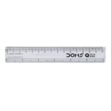 Doms Q Series 15cm Transparent Scale - Pack of 2 - SCOOBOO - 3433 - Rulers & Measuring Tool