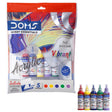 Doms Vibrant Fluid Acrylic Painting Set - SCOOBOO - 8471 - Acrylic Colors