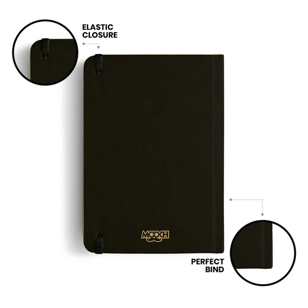 Mooch Handcrafted Khaki A5 Plain Notebook