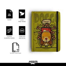 Mooch Diary Handcrafted  For Your Stories -A5 (khaki Paper)