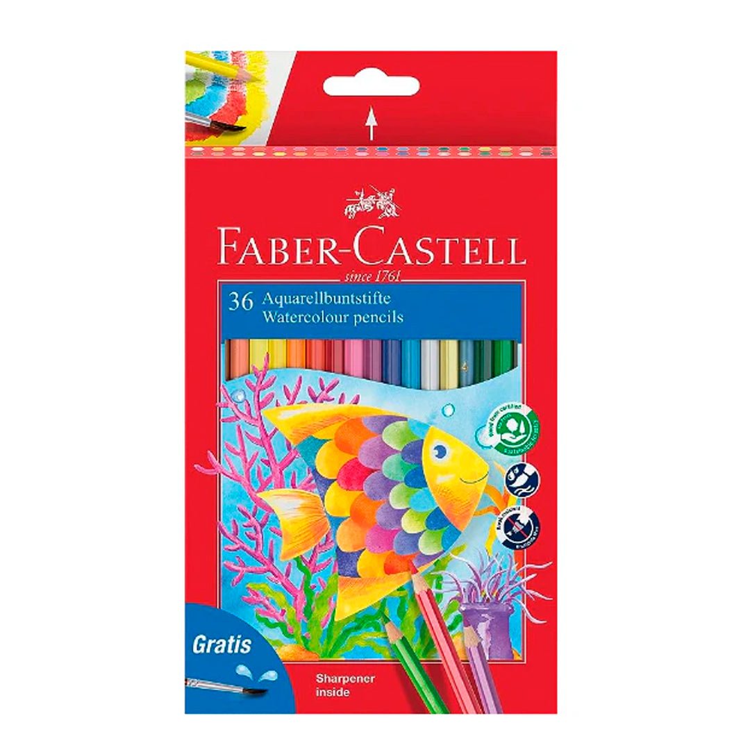 Faber Castel Water Colour Pencils - SCOOBOO - 11 44 37 - Watercolour Pencils