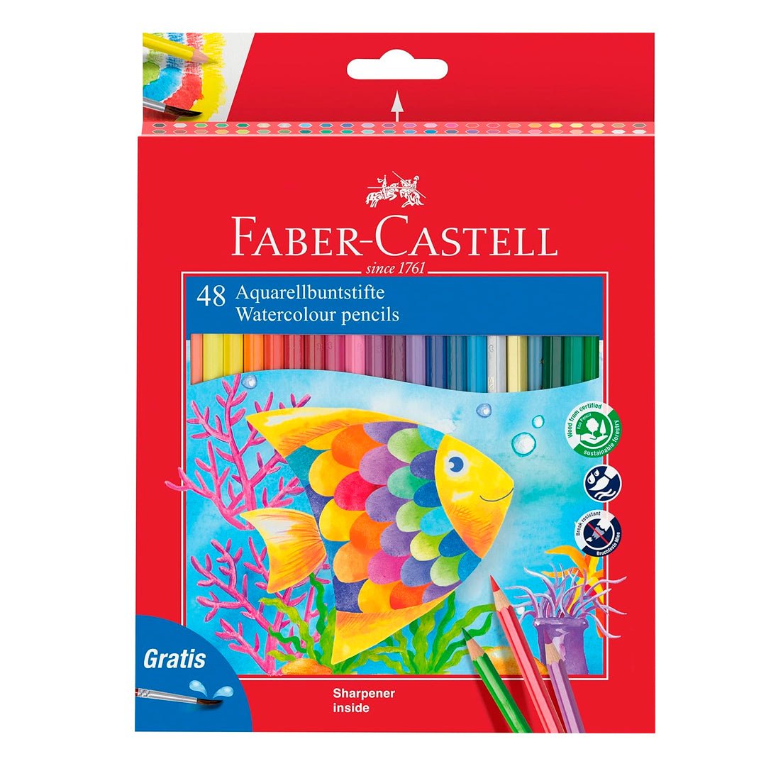 Faber Castel Water Colour Pencils - SCOOBOO - 114448 - Watercolour Pencils