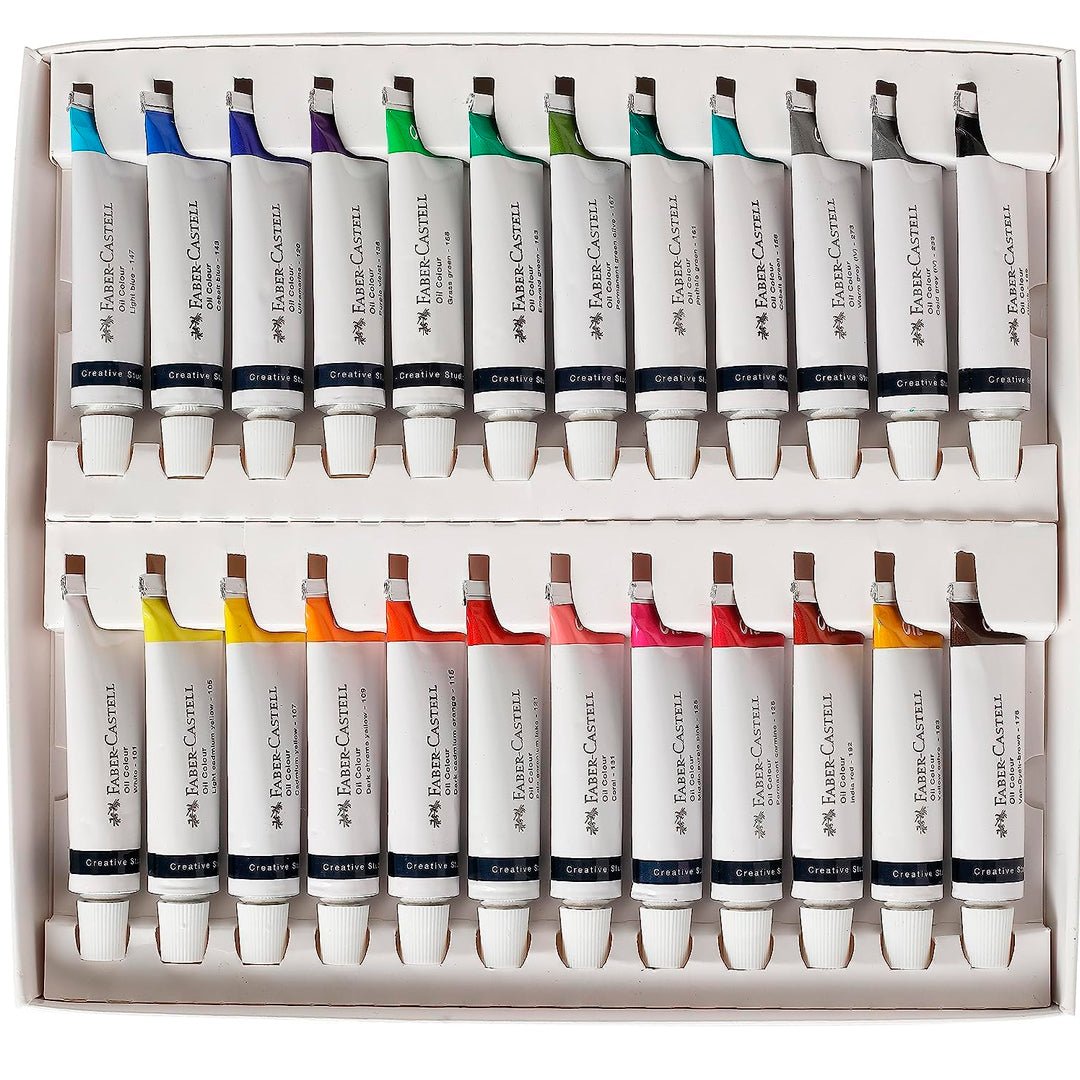 Faber Castell 24 Oil Colour - SCOOBOO - 37 95 24 - Oil paints