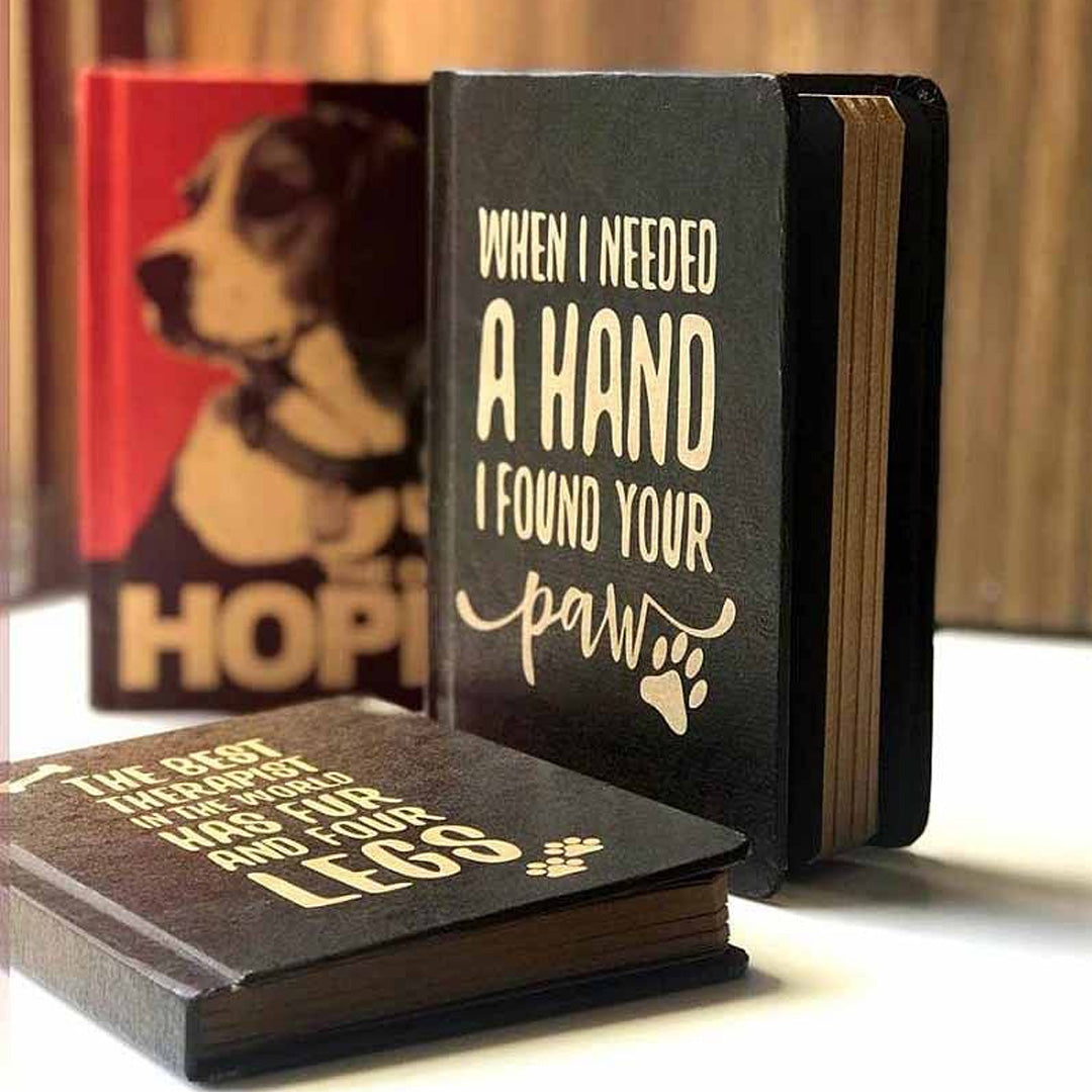 Mooch Dog Series A5 Plain Notebook