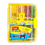 Flair Creative Oil Pastels Set of 12 & Set of 24 - SCOOBOO - Oil Pastels