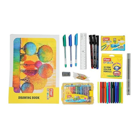 Flair Creative Series Art Club Combination Smart Kit - SCOOBOO - FKIT-07 - DIY Box & Kids Art Kit