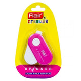 Flair Creative Series Non Toxic Spinner Eraser Blister Pack - SCOOBOO - FCER-08 - Eraser & Correction