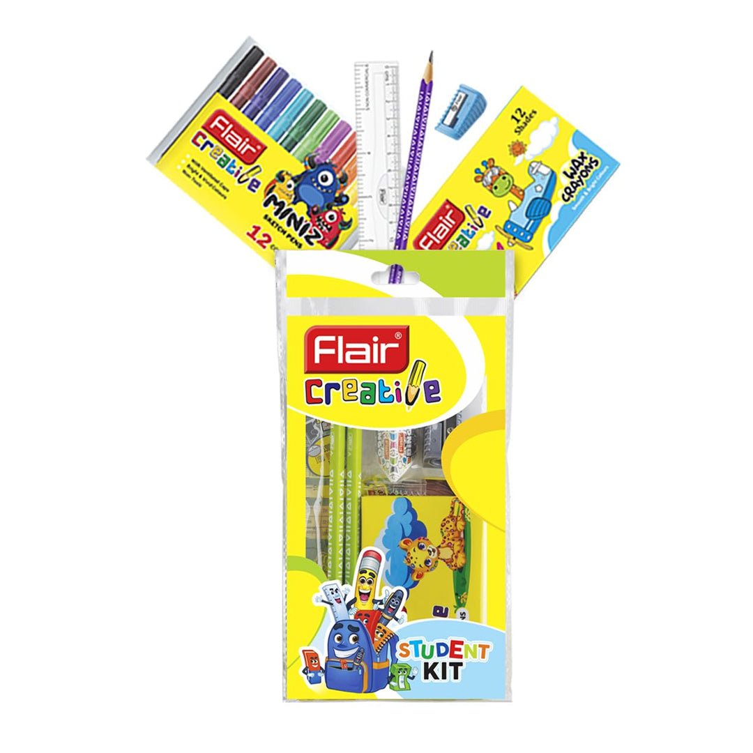 Flair Creative Student Kit - SCOOBOO - Stationery Kit