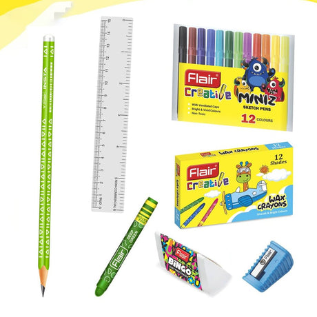 Flair Creative Student Kit - SCOOBOO - Stationery Kit