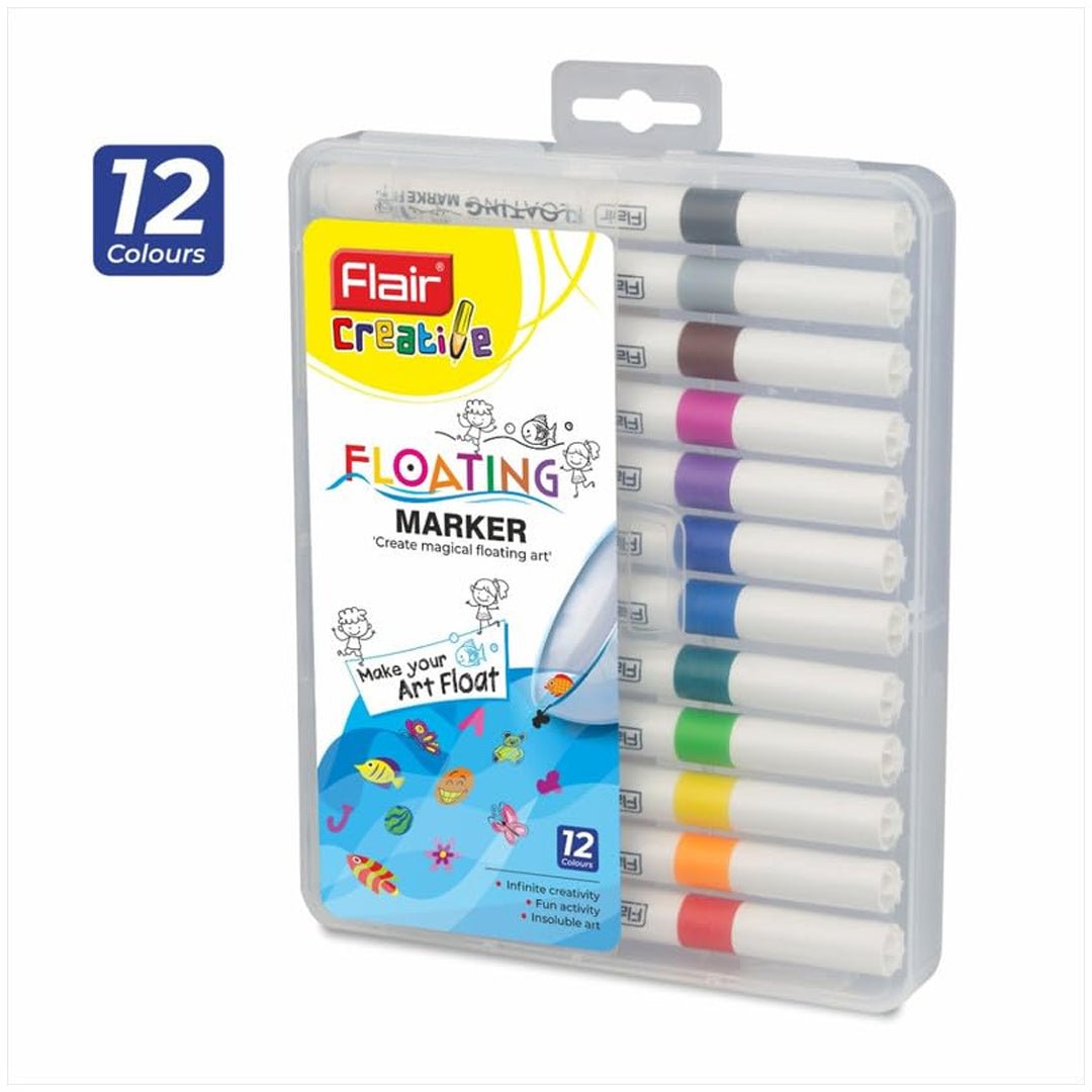 Flair Creative Water Floating Marker Set of 12 - SCOOBOO - Marker