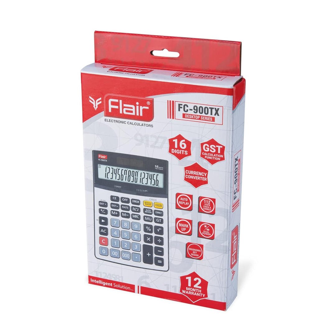 Flair Electronic Calculator (FC - 900TX) - SCOOBOO - (FC - 900TX) - Calculator