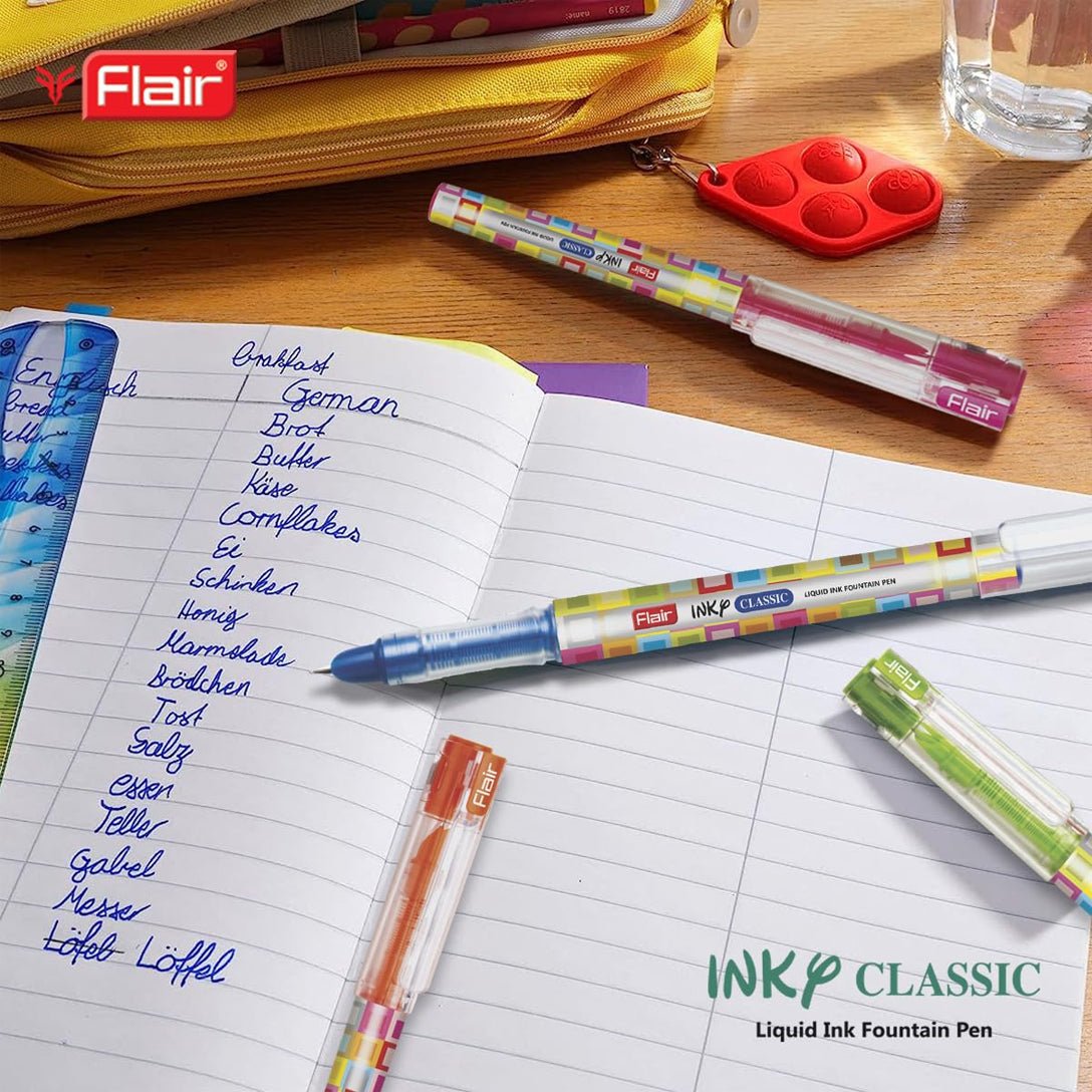 Flair Inky Classic Liquid Ink Fountain Pen - SCOOBOO - Flair