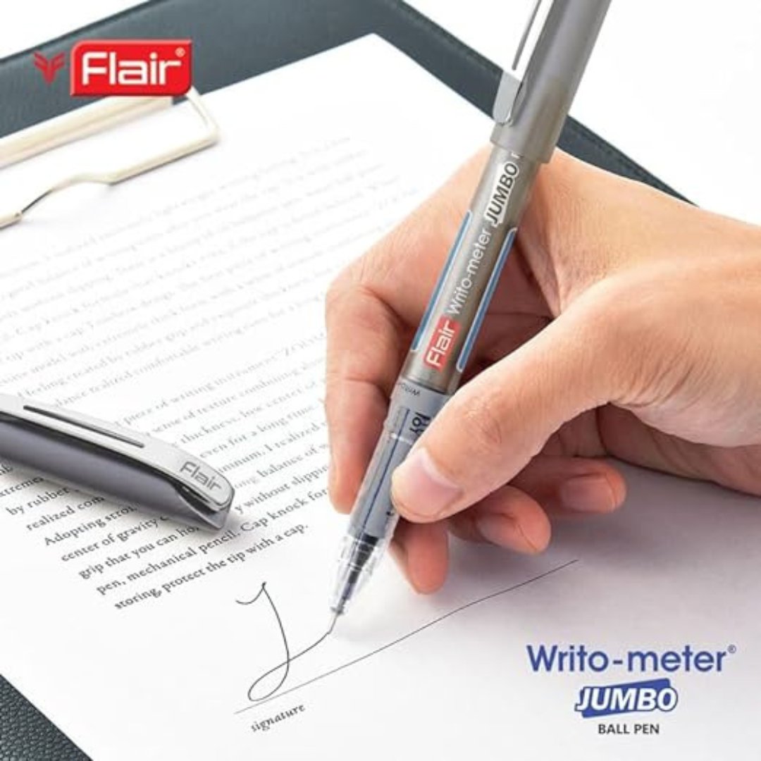 Meter Writing Flair Writo-meter Jumbo Ball Pen - SCOOBOO - Flair