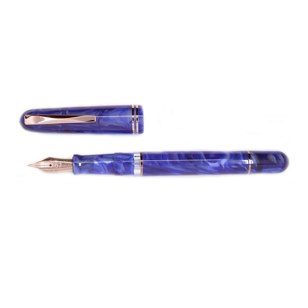 Gioia Metis Blue Aesthatic Rose Fountain Pen - SCOOBOO - GM-046-M - Fountain pen