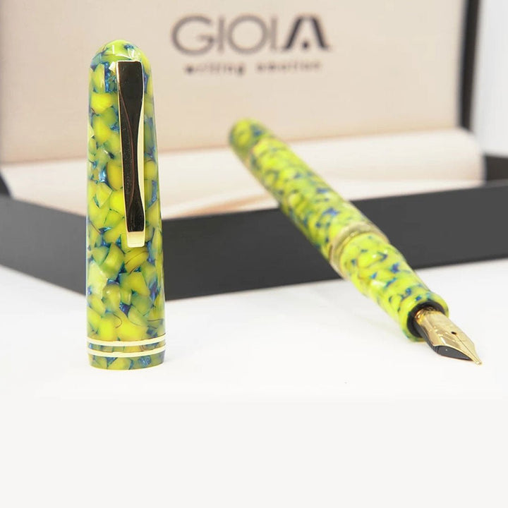 Gioia Metis Colibri Gold Fountain Pen - SCOOBOO - GM-038-F - Fountain pen