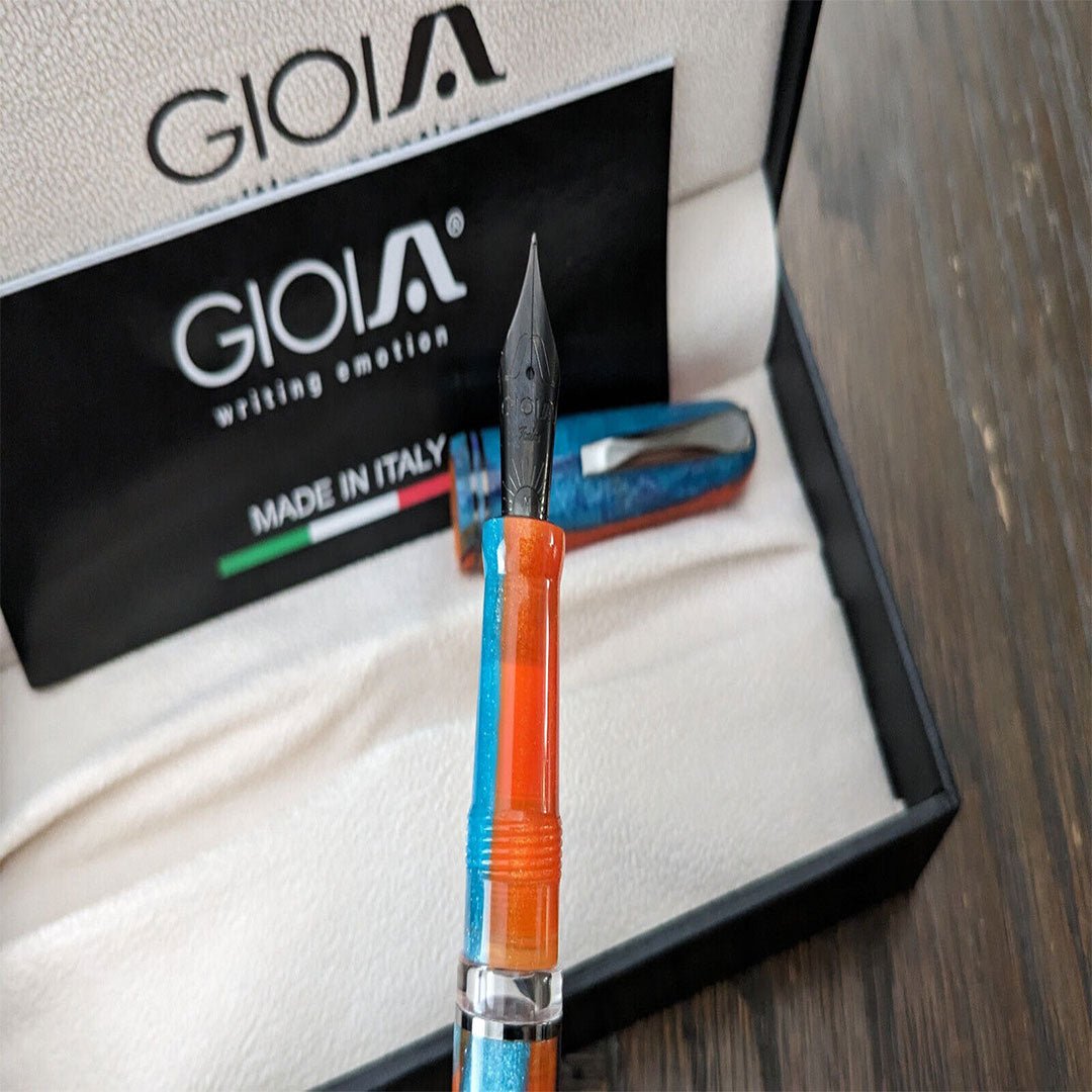 Gioia Metis Iride Black Fountain Pen - SCOOBOO - GM-041-F - Fountain pen