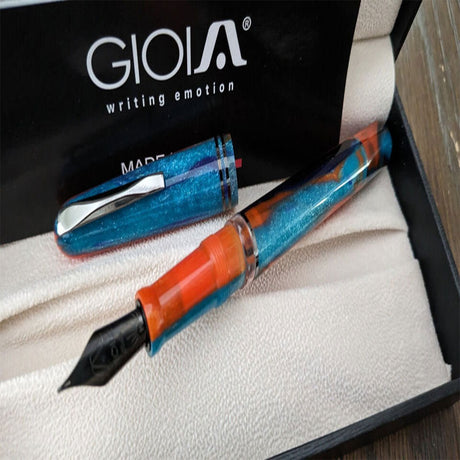 Gioia Metis Iride Black Fountain Pen - SCOOBOO - GM-041-F - Fountain pen