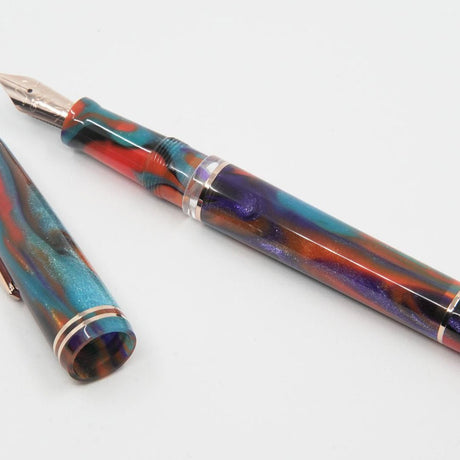 Gioia Metis Iride Rose Gold Fountain Pen - SCOOBOO - GM-039-F - Fountain pen