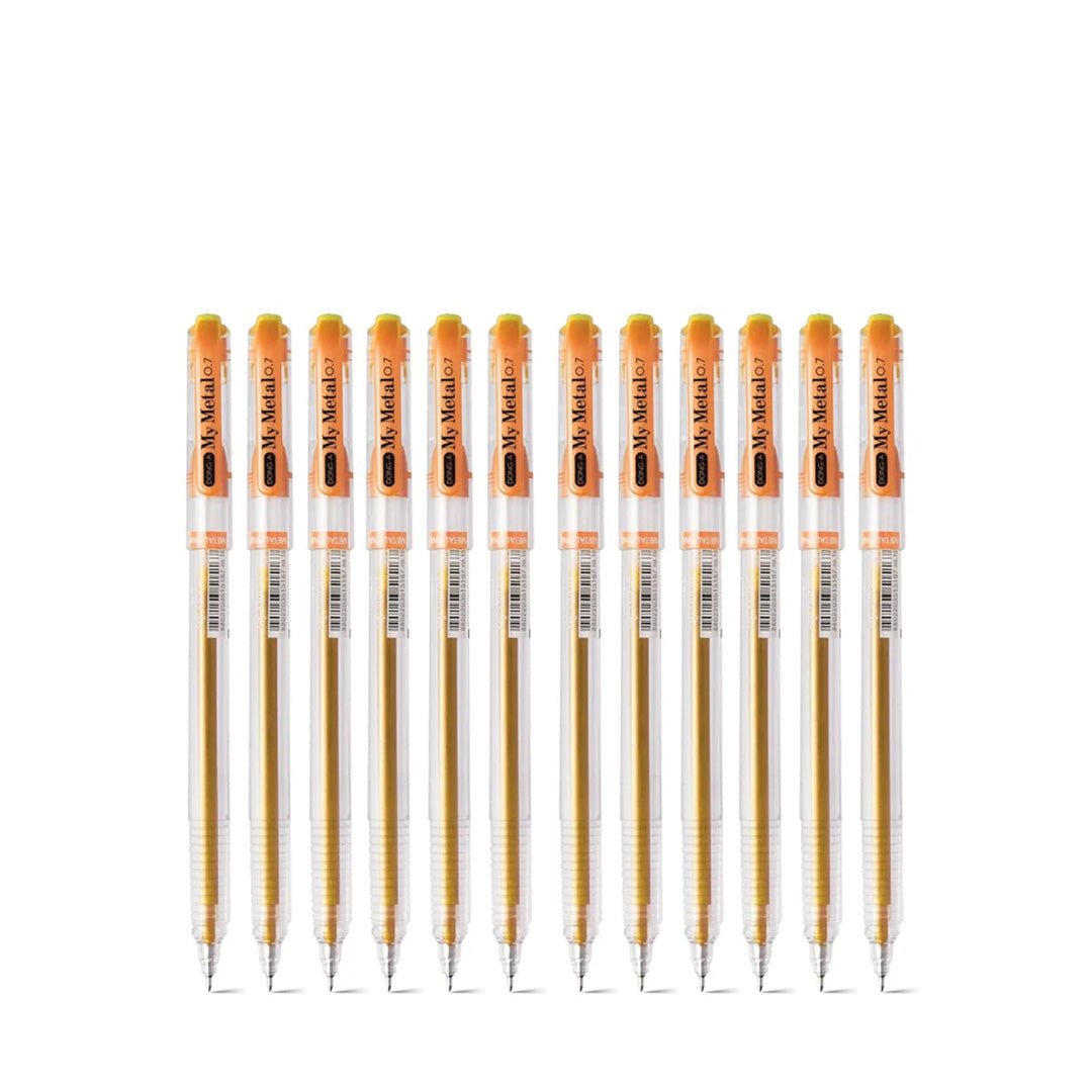 Dong-A 0.7mm Metallic Gel Pen Set