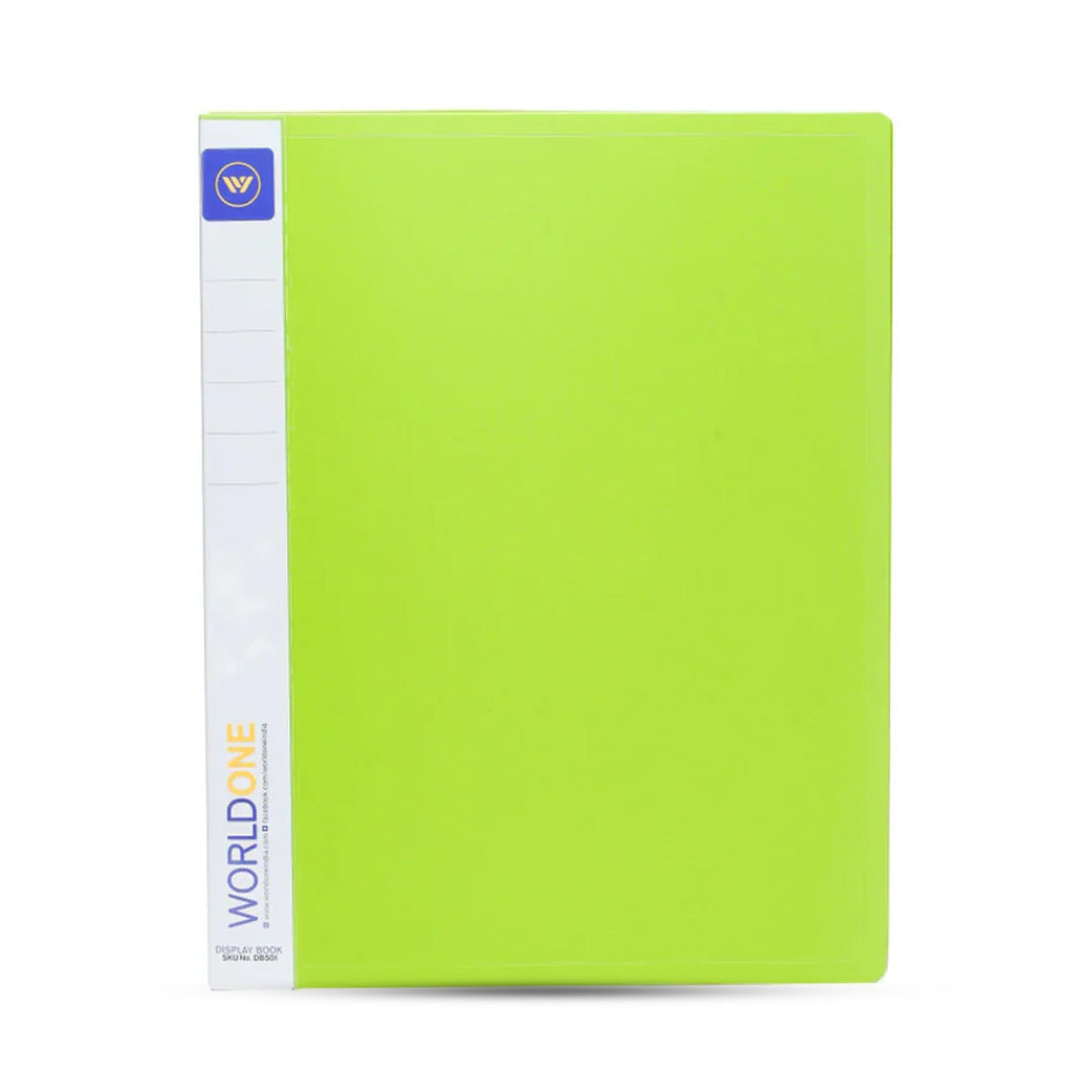 Worldone A4 Display Book 20 Pockets