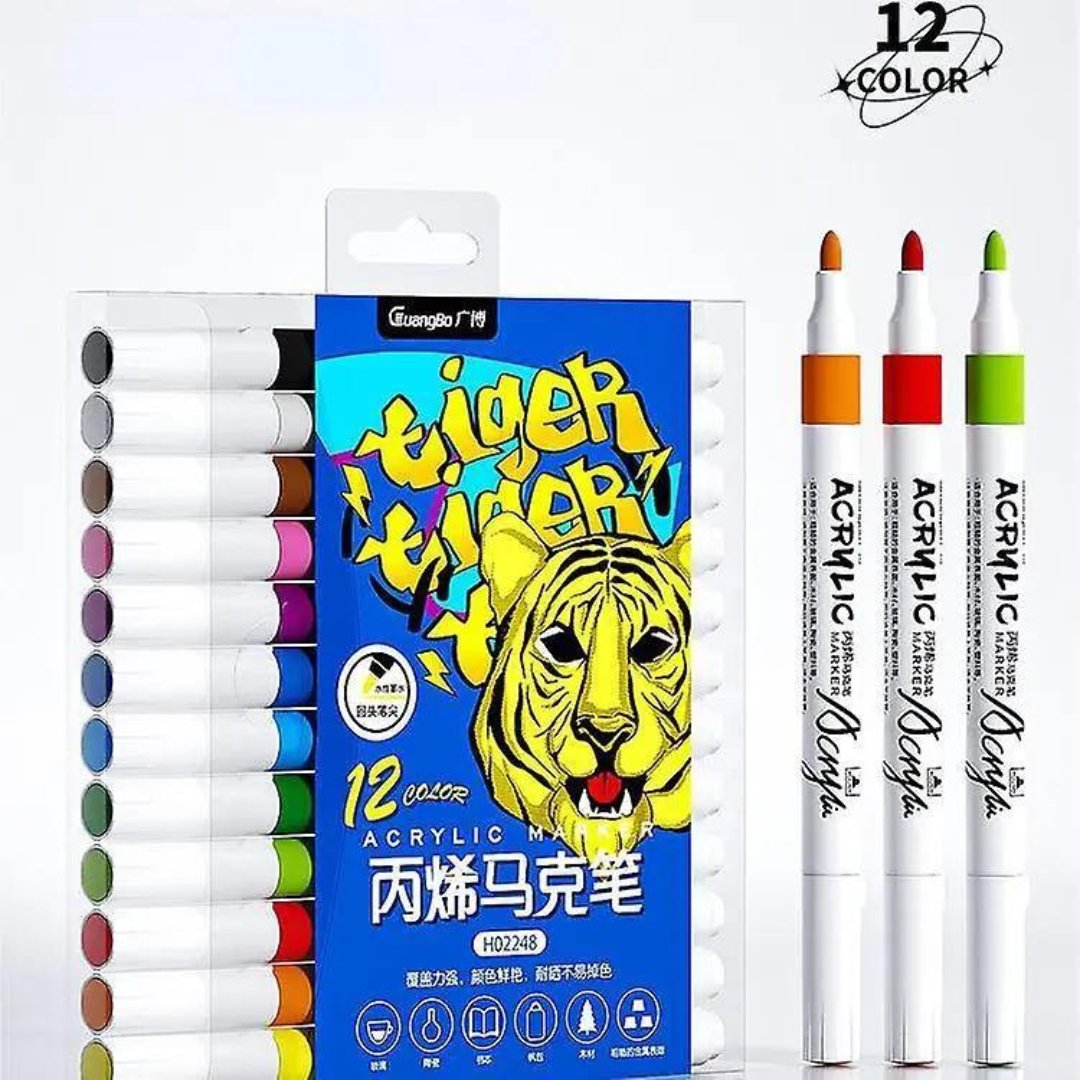Guangbo Acrylic Marker - SCOOBOO - H02248 - Acrylic Colors