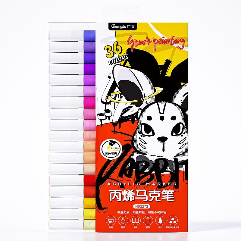 Guangbo Acrylic Marker - SCOOBOO - H02272 - Acrylic Colors