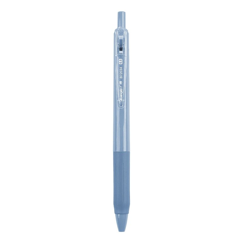 Guangbo Retraceable Assorted Gel Ink Press Pens 0.5mm (Pack of 5) - SCOOBOO - B72034 - Gel Pens