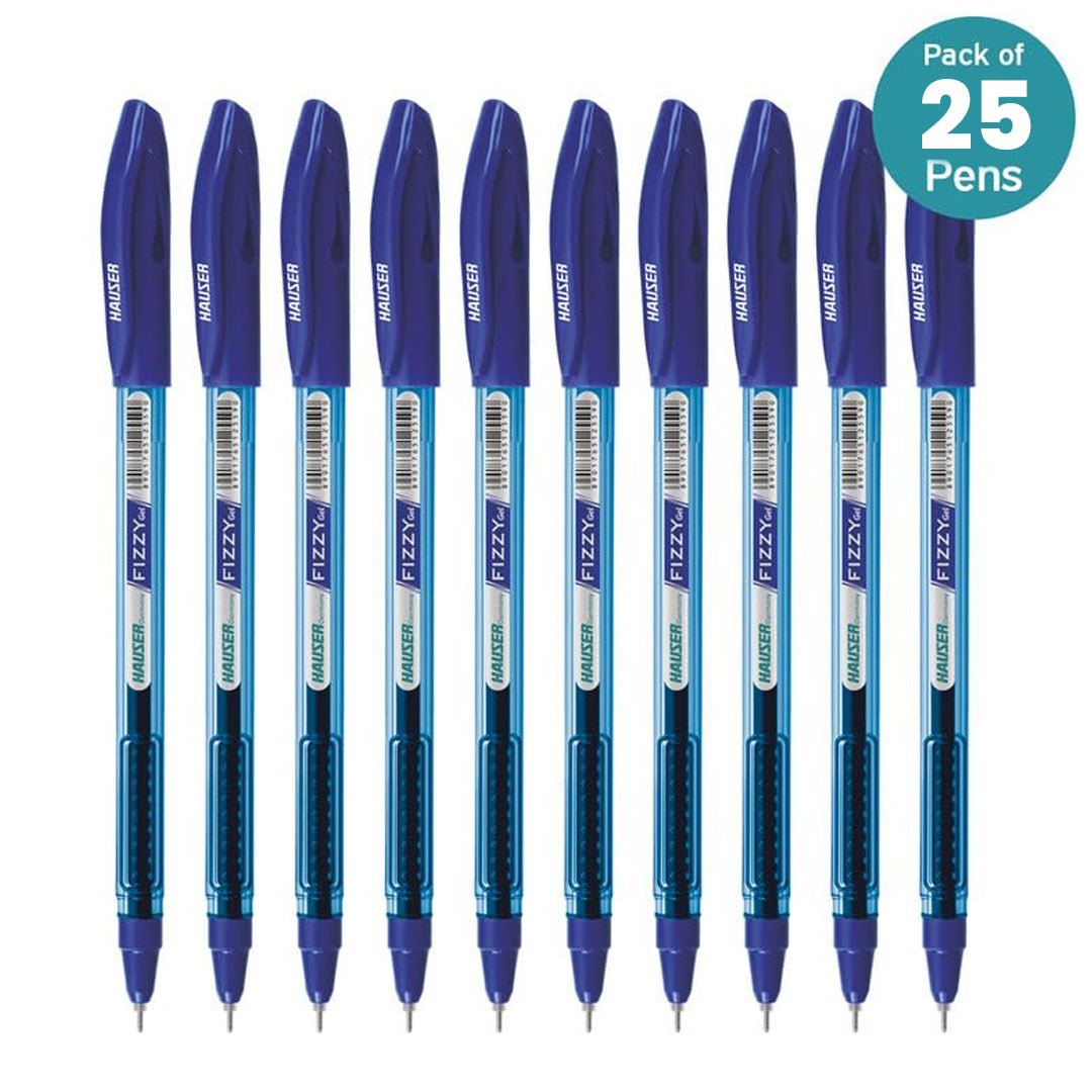 Hauser Fizzy Gel Pens Pack Of 25 - SCOOBOO - Gel Pens