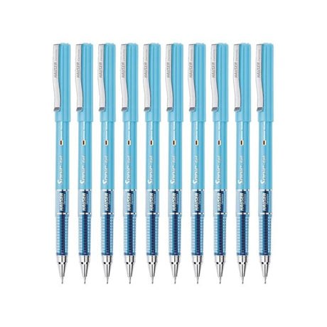 Hauser Sonic Waterproof Ink Gel Pen - Pack of 10 - SCOOBOO - Gel Pens